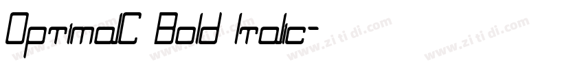 OptimalC Bold Italic字体转换 OptimalC Bold Italic字体转换